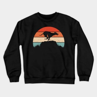 Greyhound Dog Sunset Crewneck Sweatshirt